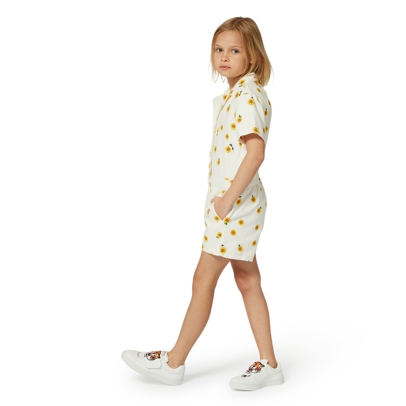 Katoenen jumpsuit KENZO KIDS 
                        GIRL