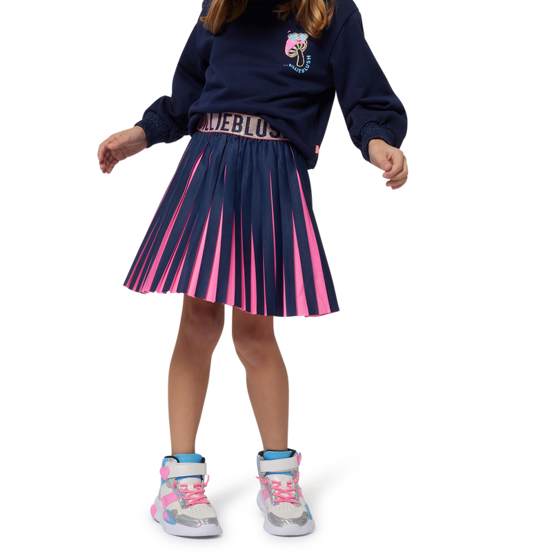 Tweekleurige plooirok BILLIEBLUSH 
                        GIRL