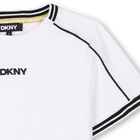 T-shirt met gekleurde strepen DKNY 
                    UNISEX