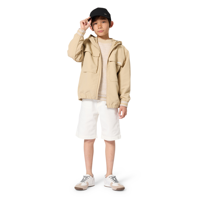 SNEAKERS MET VETERS BOSS 
                        BOY