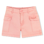 Afgewassen geborduurde short ZADIG VOLTAIRE 
                    GIRL