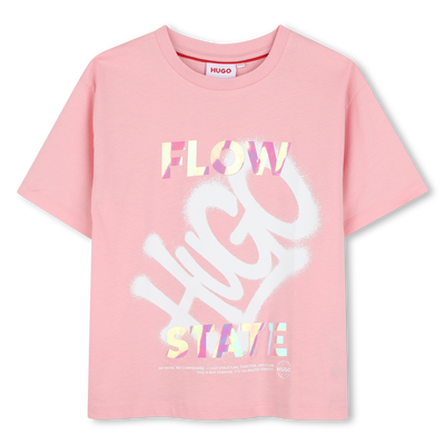T-shirt met korte mouwen HUGO MEISJE