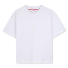 T-shirt met korte mouwen, WIT, hi-res