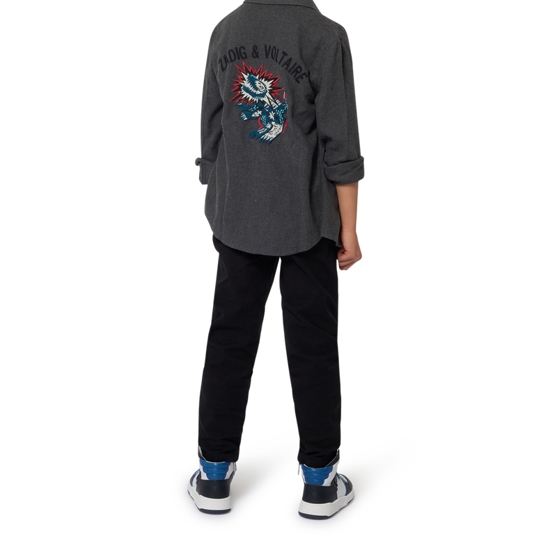 Overhemd met borduurwerk ZADIG & VOLTAIRE 
                        BOY