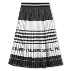 Geplooide midirok KARL LAGERFELD KIDS 
                    GIRL