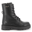 Halfhoge veterlaars van rundleer KARL LAGERFELD KIDS 
                    GIRL