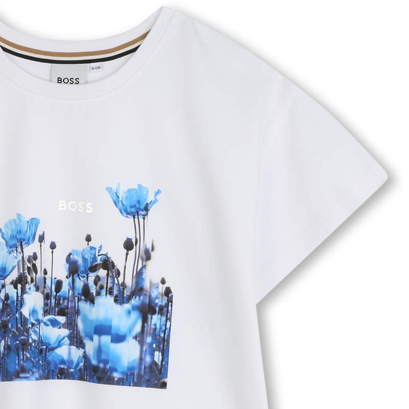 T-shirt met korte mouwen BOSS 
                        GIRL