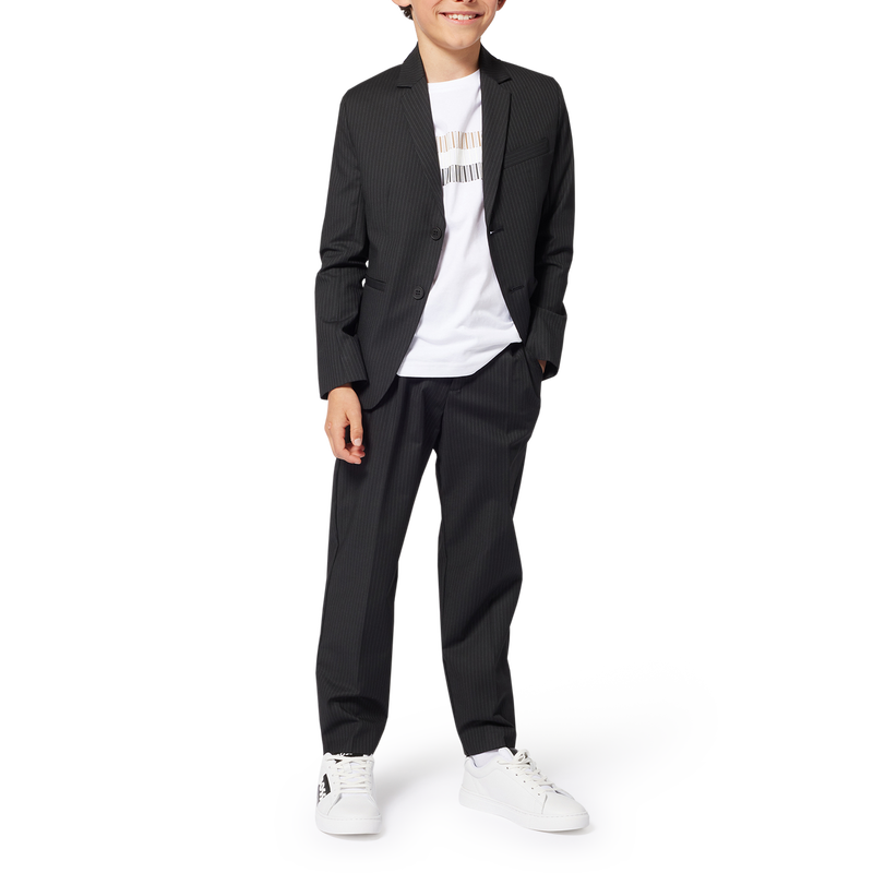 Lederen sneakers met veters