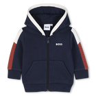 Capuchon cardigan, MARINE, hi-res