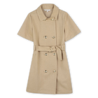 Twill jurk met korte mouwen MICHAEL KORS 
                    GIRL