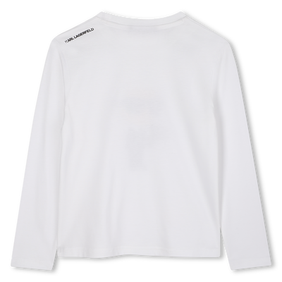 T-shirt met lange mouwen KARL LAGERFELD KIDS BOY