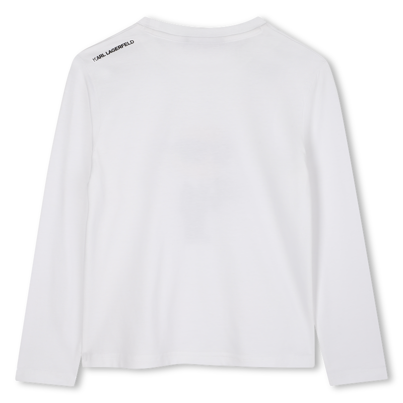 T-shirt met lange mouwen KARL LAGERFELD KIDS 
                        BOY