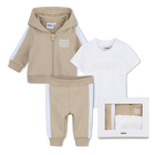Vest + broek + t-shirt set BOSS 
                    BOY