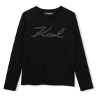 T-shirt met lange mouwen KARL LAGERFELD KIDS 
                    GIRL