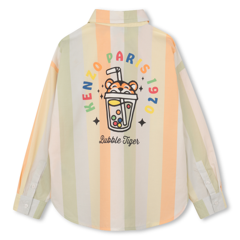 Gestreept overhemd met lange mouwen KENZO KIDS 
                        BOY