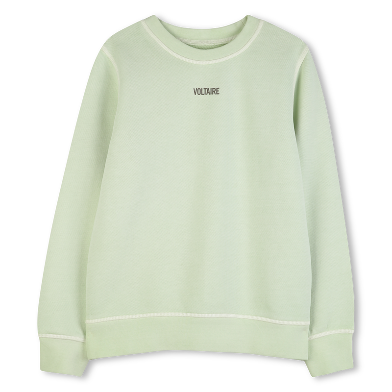 SWEATSHIRT MET RONDE HALS ZADIG & VOLTAIRE 
                        BOY