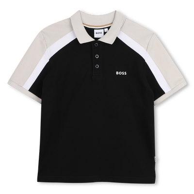 POLOSHIRT MET KORTE MOUWEN BOSS BOY