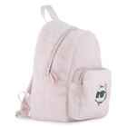 Kleine rugzak gemaakt van donzige fleece KARL LAGERFELD KIDS 
                    GIRL
