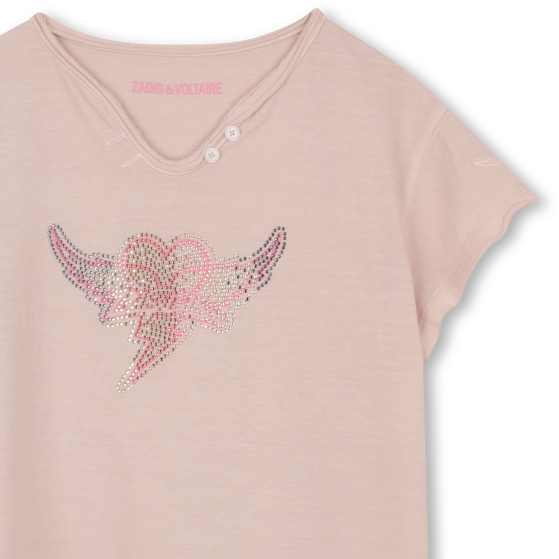 T-SHIRT MET KORTE MOUWEN ZADIG & VOLTAIRE 
                        GIRL