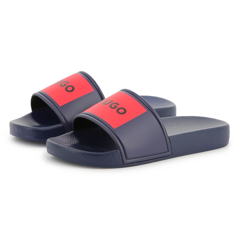 Slippers met badges HUGO 
                        BOY