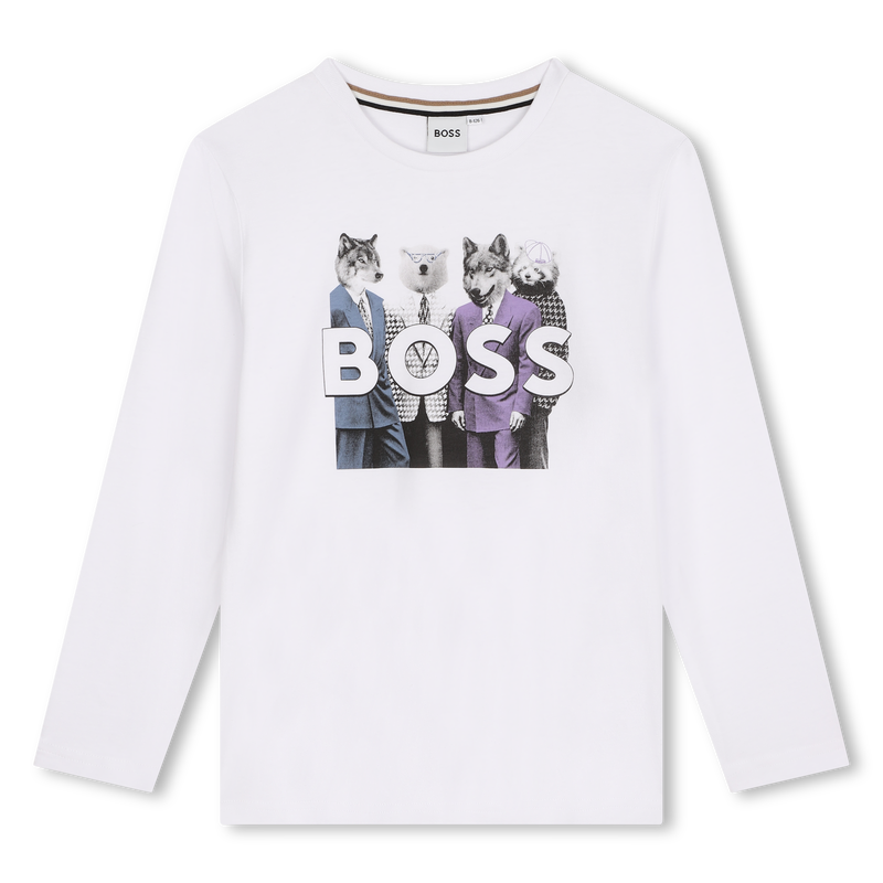 T-shirt met lange mouwen BOSS 
                        BOY