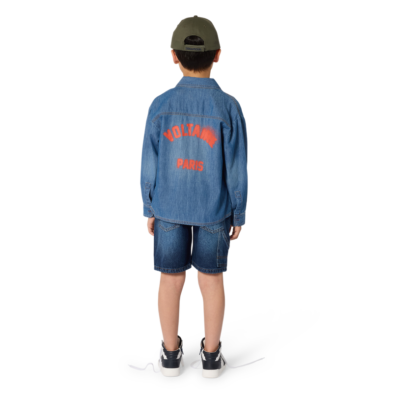 DENIM BERMUDA SHORTS ZADIG & VOLTAIRE 
                        BOY