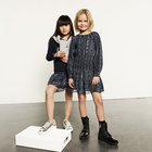 Jurk met lange mouwen MICHAEL KORS 
                    GIRL