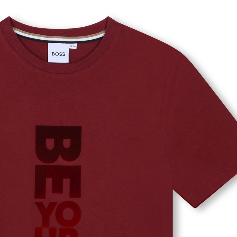 T-shirt met korte mouwen BOSS 
                        BOY