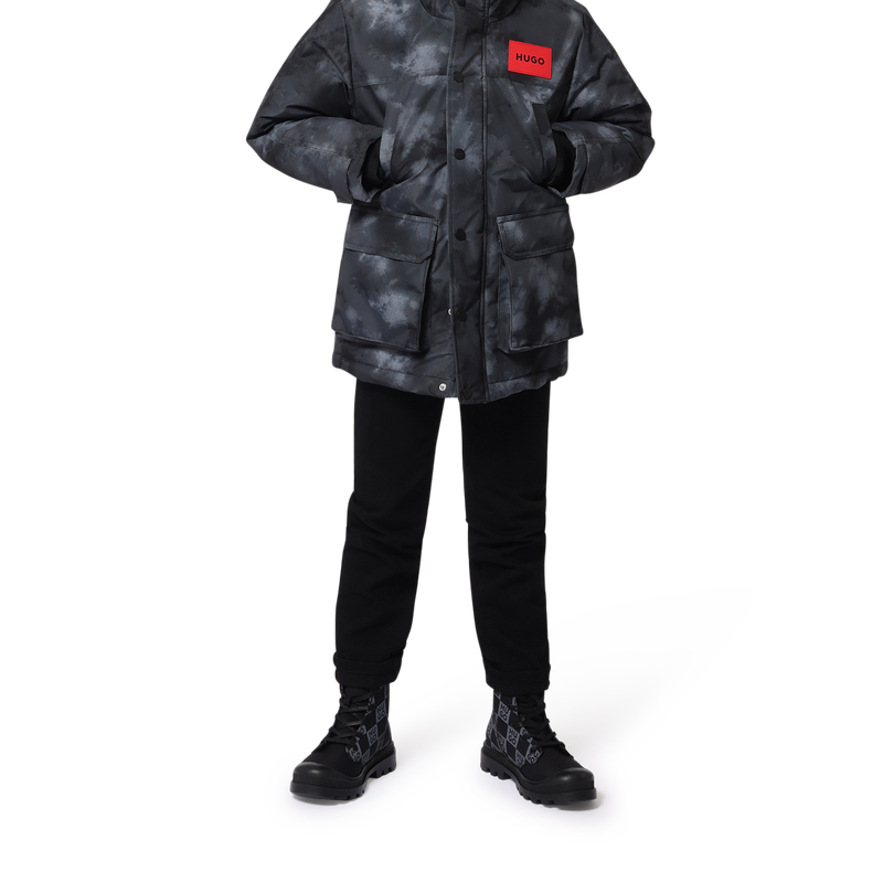 Parka met capuchon en zakken HUGO 
                        BOY