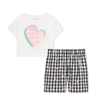 T-shirt + korte broek set BILLIEBLUSH 
                    GIRL
