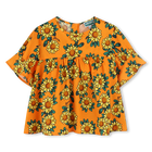 Blouse van katoensatijn KENZO KIDS 
                    GIRL