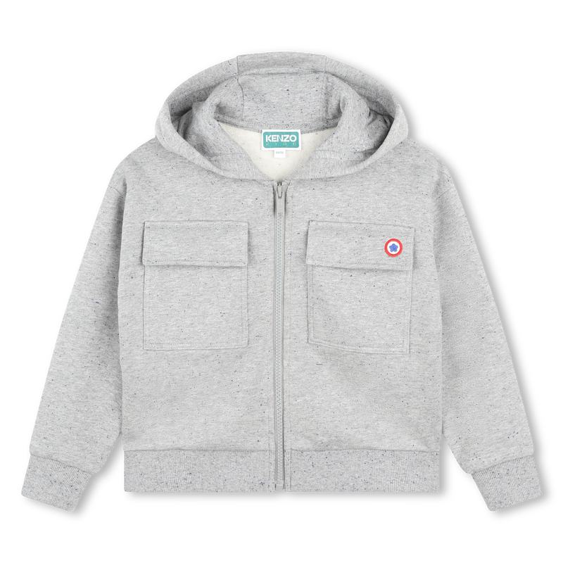 Fleece joggingvest KENZO KIDS 
                        GIRL