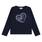 Katoenen T-shirt lange mouwen MICHAEL KORS 
                    GIRL