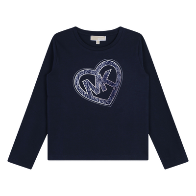 Katoenen T-shirt lange mouwen MICHAEL KORS GIRL