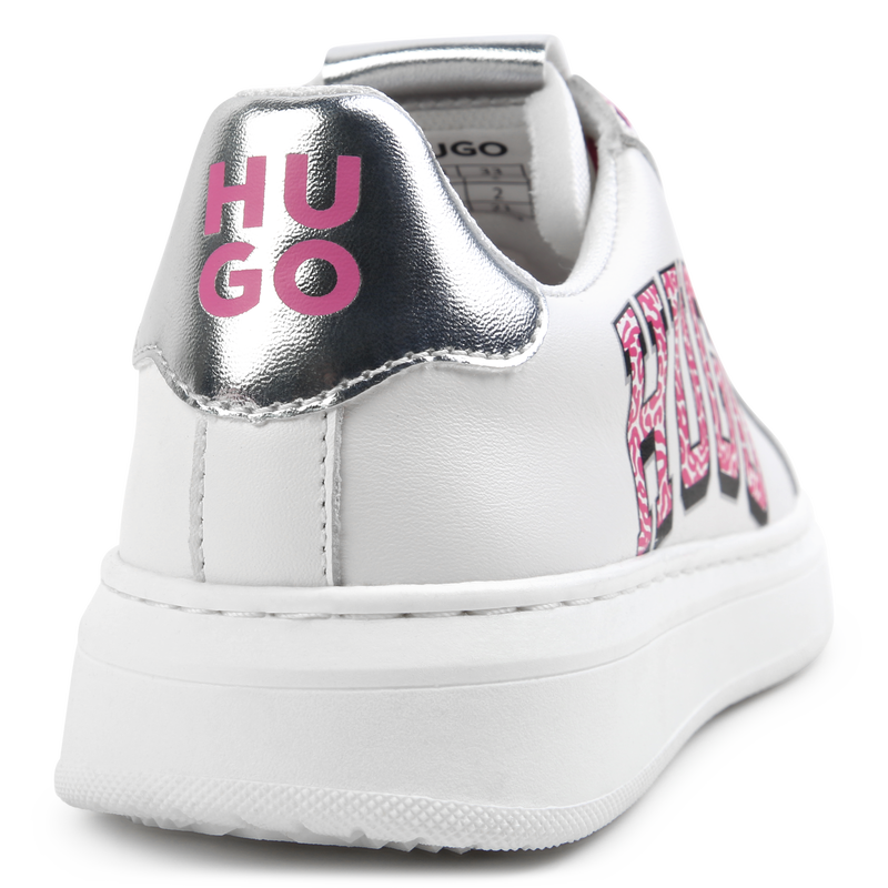Sneakers met veters en print HUGO 
                        GIRL