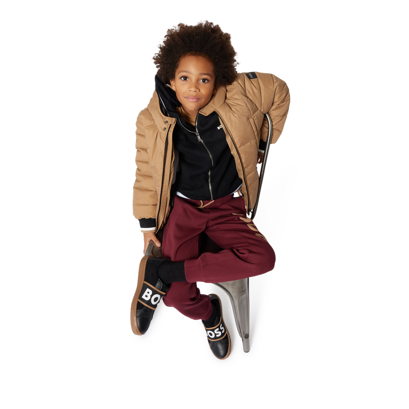 Vest van katoen en wol BOSS 
                        BOY