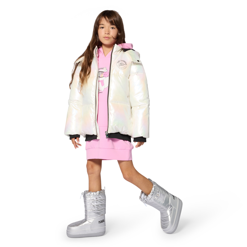 Hoody jurk KARL LAGERFELD KIDS 
                        GIRL