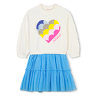 Mooie jurk van twee materialen BILLIEBLUSH 
                    GIRL