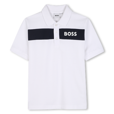 POLOSHIRT MET KORTE MOUWEN BOSS BOY