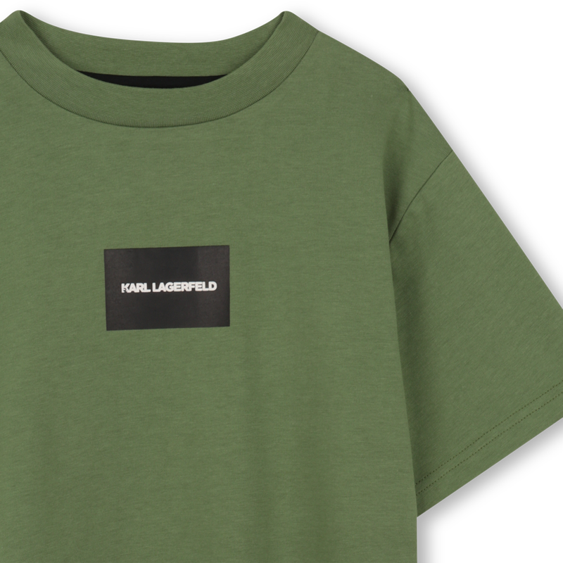 T-SHIRT MET KORTE MOUWEN KARL LAGERFELD KIDS 
                        BOY