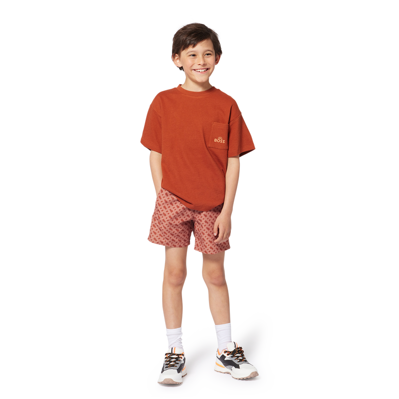 Zwemshort met monogramprint BOSS 
                        BOY