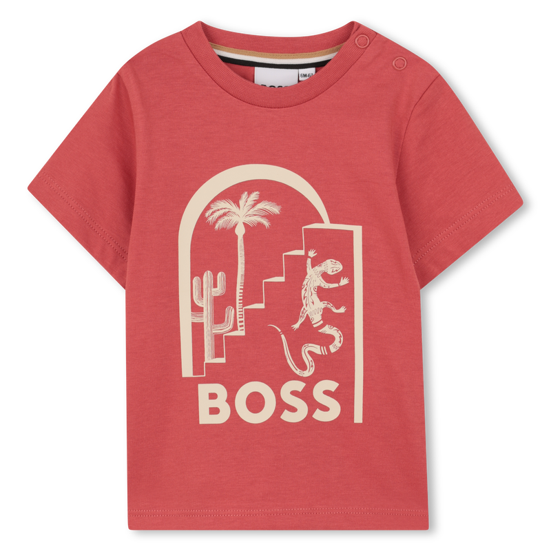 T-SHIRT MET KORTE MOUWEN BOSS 
                        BOY