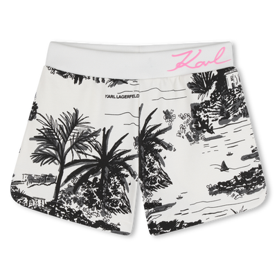 FLEECE KORTE BROEK KARL LAGERFELD KIDS GIRL