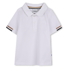 Korte mouwen polo, WIT, hi-res
