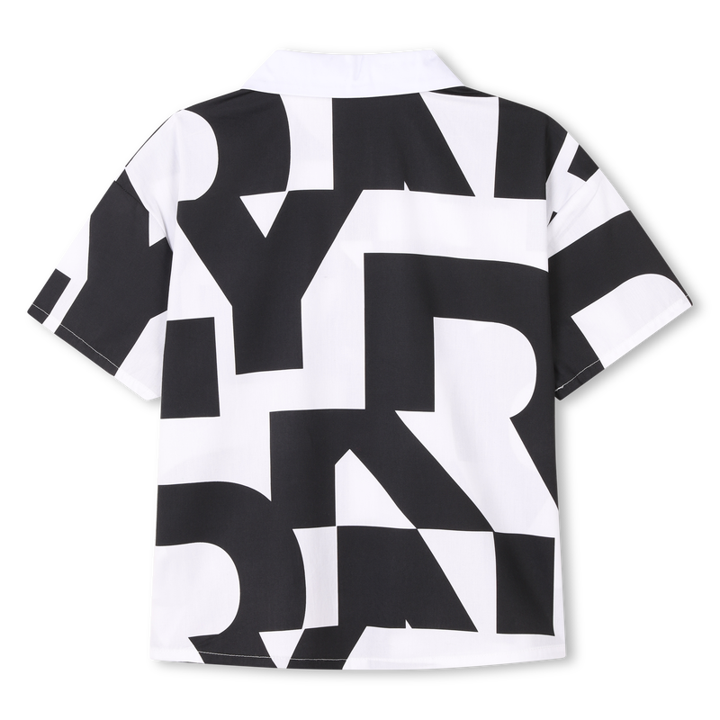 Katoenen overhemd korte mouwen DKNY 
                        UNISEX