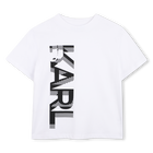 Bedrukt t-shirt KARL LAGERFELD KIDS 
                    BOY