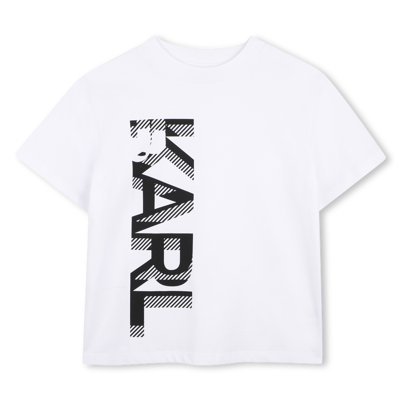 BEDRUKT T-SHIRT KARL LAGERFELD KIDS 
                        BOY