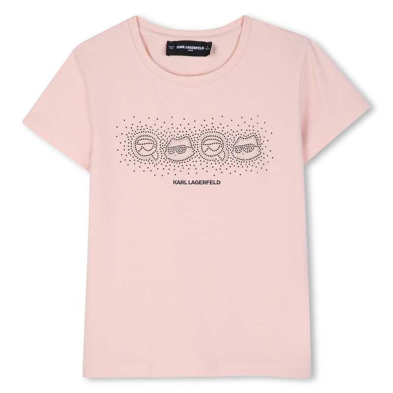 T-shirt met korte mouwen KARL LAGERFELD KIDS 
                        GIRL