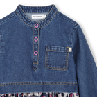 Bi-materiaal jurk BILLIEBLUSH 
                    GIRL