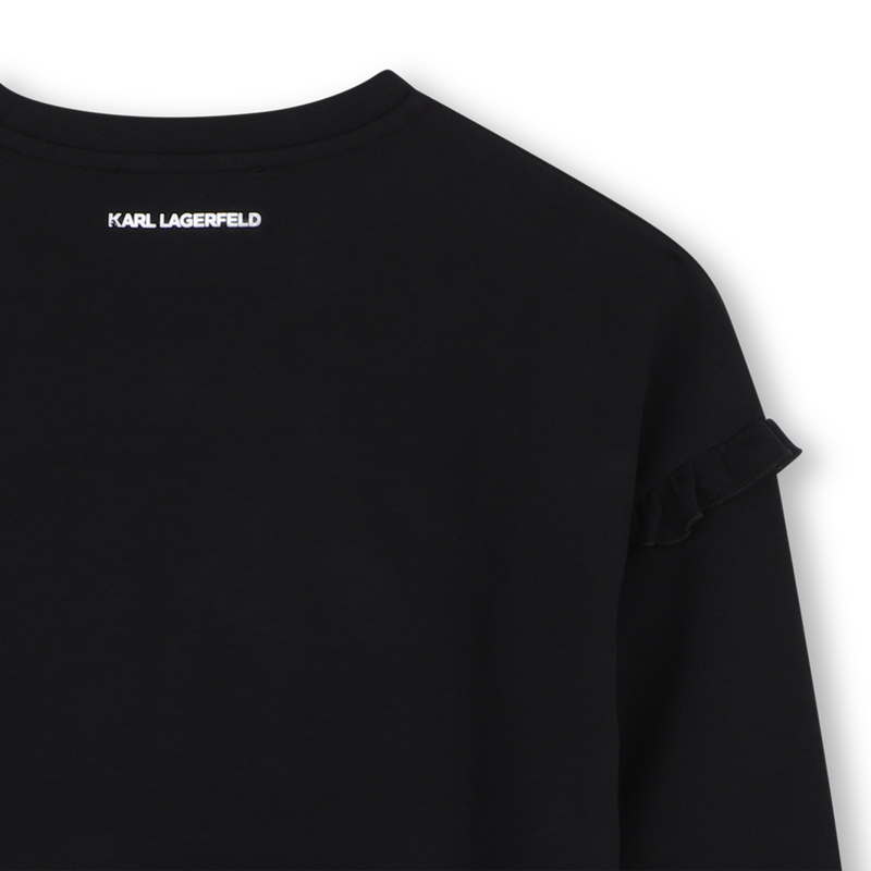 Langarm jurk KARL LAGERFELD KIDS 
                        MEISJE